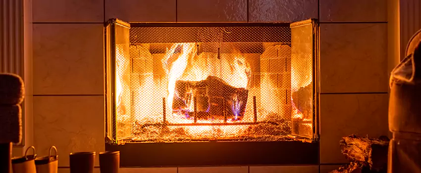 Mendota Hearth Landscape Fireplace Installation in Avondale, Arizona