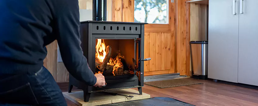Open Hearth Wood Fireplace Installation in Avondale, AZ