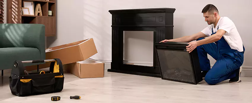 Old Rusted Metal Fireplace Repair And Replacement in Avondale, AZ